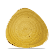 Load image into Gallery viewer, Churchill Stonecast Mustard Triangle Plate
