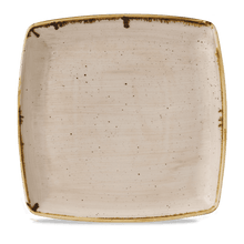 Load image into Gallery viewer, Churchill Stonecast Nutmeg Cream Deep Square Plate 26.8x26.8cm (12)