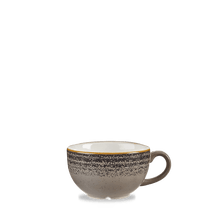 Load image into Gallery viewer, Churchill Studio Prints Charcoal Black Cappuccino Cup 22.7cl/8oz (12)
