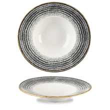 Load image into Gallery viewer, Churchill Studio Prints Charcoal Black Wide Rim Bowl