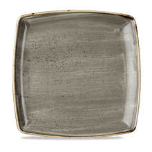 Load image into Gallery viewer, Churchill Stonecast Peppercorn Grey Deep Sq Plate 26.8x26.8cm (12)