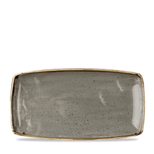 Load image into Gallery viewer, Churchill Stonecast Peppercorn Grey Oblong Plate