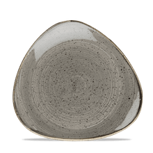 Load image into Gallery viewer, Churchill Stonecast Peppercorn Grey Triangle Plate
