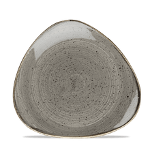 Load image into Gallery viewer, Churchill Stonecast Peppercorn Grey Triangle Plate
