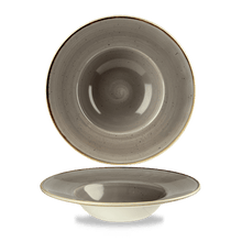 Load image into Gallery viewer, Churchill Stonecast Peppercorn Grey Wide Rim Bowl