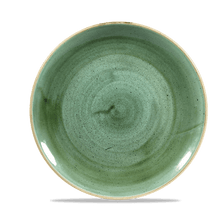 Load image into Gallery viewer, Churchill Stonecast Samphire Green Evolve Coupe Plate