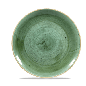 Churchill Stonecast Samphire Green Evolve Coupe Plate