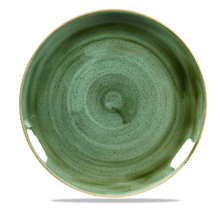 Load image into Gallery viewer, Churchill Stonecast Samphire Green Evolve Coupe Plate