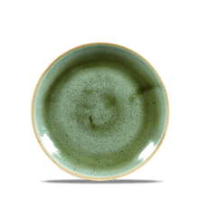 Load image into Gallery viewer, Churchill Stonecast Samphire Green Evolve Coupe Plate