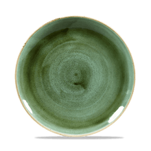 Load image into Gallery viewer, Churchill Stonecast Samphire Green Evolve Coupe Plate