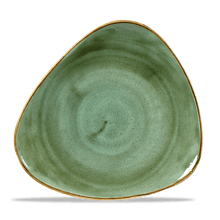 Load image into Gallery viewer, Churchill Stonecast Samphire Green Lotus Plate