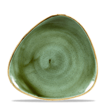 Load image into Gallery viewer, Churchill Stonecast Samphire Green Lotus Plate