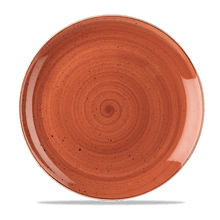 Load image into Gallery viewer, Churchill Stonecast Orange Coupe Plate