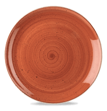 Load image into Gallery viewer, Churchill Stonecast Orange Coupe Plate