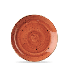 Load image into Gallery viewer, Churchill Stonecast Orange Coupe Plate