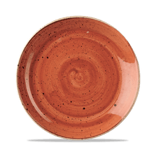 Load image into Gallery viewer, Churchill Stonecast Orange Coupe Plate