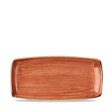 Load image into Gallery viewer, Churchill Stonecast Orange Oblong Plate