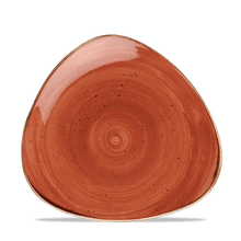 Load image into Gallery viewer, Churchill Stonecast Orange Triangle Plate