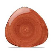 Load image into Gallery viewer, Churchill Stonecast Orange Triangle Plate