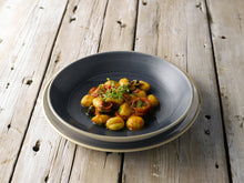 Load image into Gallery viewer, Churchill Stonecast Peppercorn Grey Deep Coupe Plate