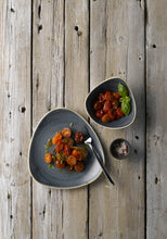 Load image into Gallery viewer, Churchill Stonecast Blueberry Lotus Bowl