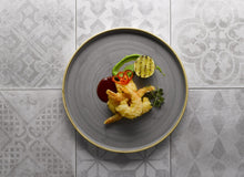 Load image into Gallery viewer, Churchill Stonecast Blueberry Chefs' Walled Plate 21cm (12)