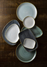 Load image into Gallery viewer, Churchill Stonecast Duck Egg Oval Coupe Plate 19.2x16cm (12)