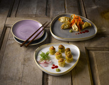 Load image into Gallery viewer, Churchill Stonecast Peppercorn Grey Triangle Plate