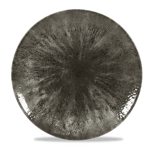 Churchill Stone Quartz Black Evolve Coupe Plate