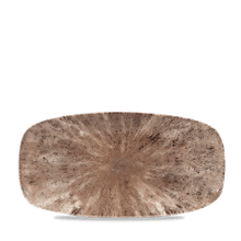 Load image into Gallery viewer, Churchill Stone Zircon Brown Oblong Chefs Plate