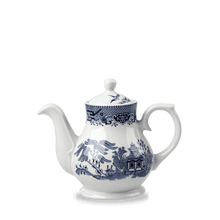 Load image into Gallery viewer, Churchill Blue Willow Sandringham Tea/Coffee Pot