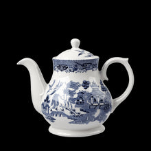 Load image into Gallery viewer, Churchill Blue Willow Sandringham Tea/Coffee Pot
