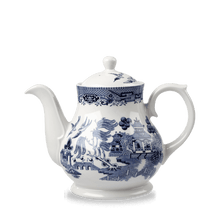 Load image into Gallery viewer, Churchill Blue Willow Sandringham Tea/Coffee Pot