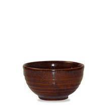 Load image into Gallery viewer, Churchill Cinnamon Ripple Bowl 13x17.4cm/56cl (6)