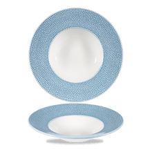 Load image into Gallery viewer, Churchill Isla Spinwash Ocean Blue Wide Rim Bowl