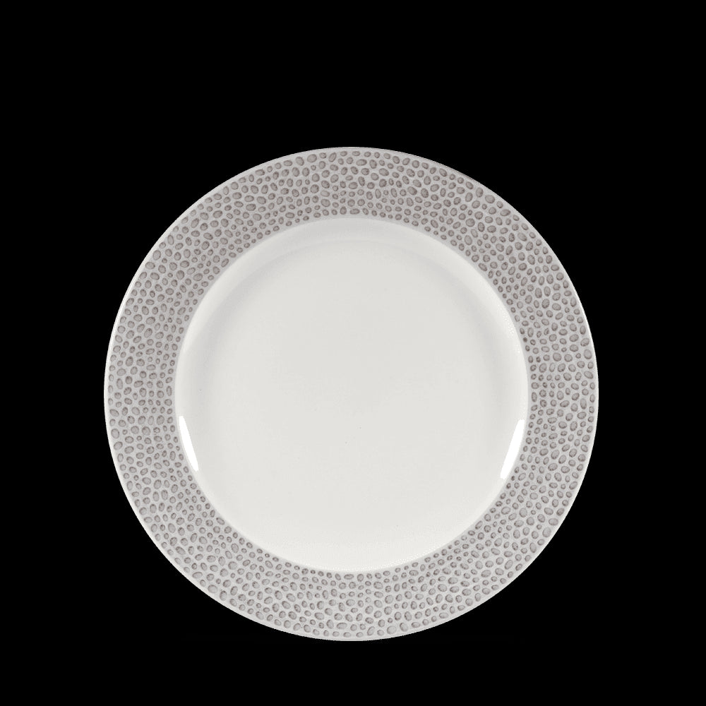 Churchill Isla Spinwash Shale Grey Plate