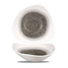 Load image into Gallery viewer, Churchill Raku Quartz Black Triangle Bowl 23.5cm/60cl (12)