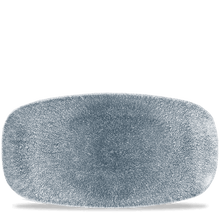 Load image into Gallery viewer, Churchill Raku Topaz Blue Chefs Oblong Plate No.4 35.5x18.9cm (6)