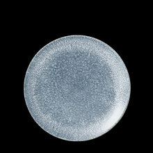 Load image into Gallery viewer, Churchill Raku Topaz Blue Coupe Plate