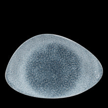 Load image into Gallery viewer, Churchill Raku Topaz Blue Triangle Chefs Plate 20.5x30.5cm (6)