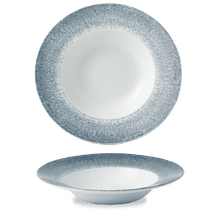 Load image into Gallery viewer, Churchill Raku Topaz Blue Wide Rim Bowl 28cm/46.8cl (12)