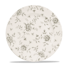 Load image into Gallery viewer, Churchill Rose Chintz Grey Plate