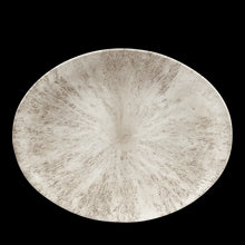 Load image into Gallery viewer, Churchill Stone Agate Grey Orbit Oval Coupe Plate 25.5cm (12)