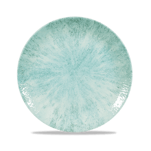 Load image into Gallery viewer, Churchill Stone Coupe Plate Aquamarine