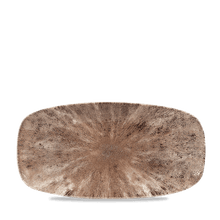 Load image into Gallery viewer, Churchill Stone Zircon Brown Oblong Chefs Plate
