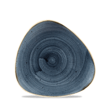 Load image into Gallery viewer, Churchill Stonecast Blueberry Lotus Plate