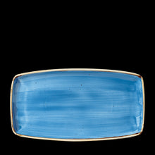 Load image into Gallery viewer, Churchill Stonecast Cornflower Blue Oblong Plate