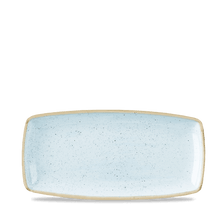 Load image into Gallery viewer, Churchill Stonecast Duck Egg Oblong Plate 29.5x15cm (12)