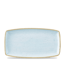 Load image into Gallery viewer, Churchill Stonecast Duck Egg Oblong Plate 35x18.5cm (6)