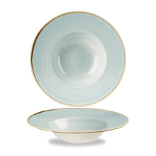 Load image into Gallery viewer, Churchill Stonecast Duck Egg Wide Rim Bowl